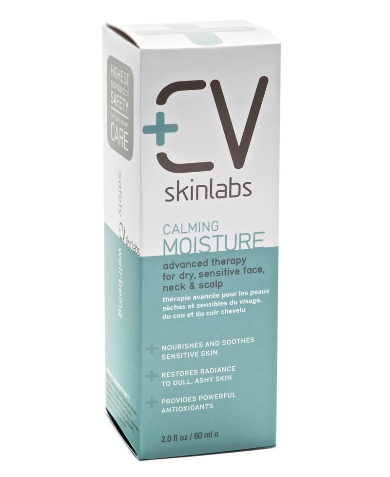 Cv Skinlabs Calming Moisture Advanced Therapy For Face, Neck & Scalp Plus Dry, Dull & Sensitive Skin