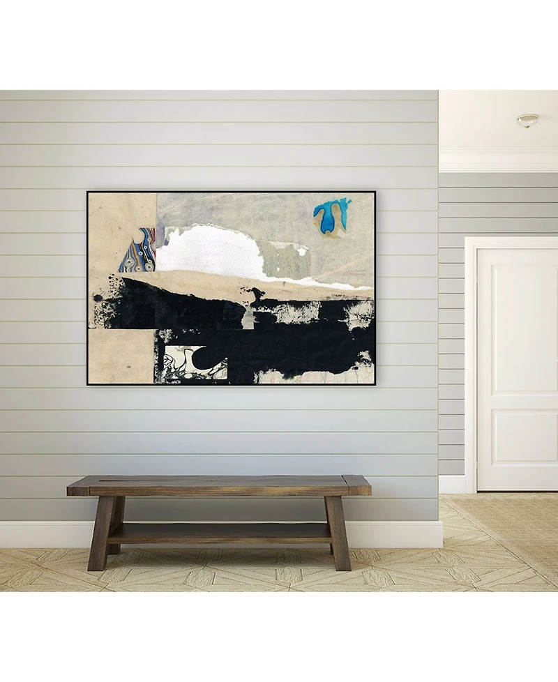 Giant Art 14" x 11" Modern Collage Vi Art Block Framed Canvas