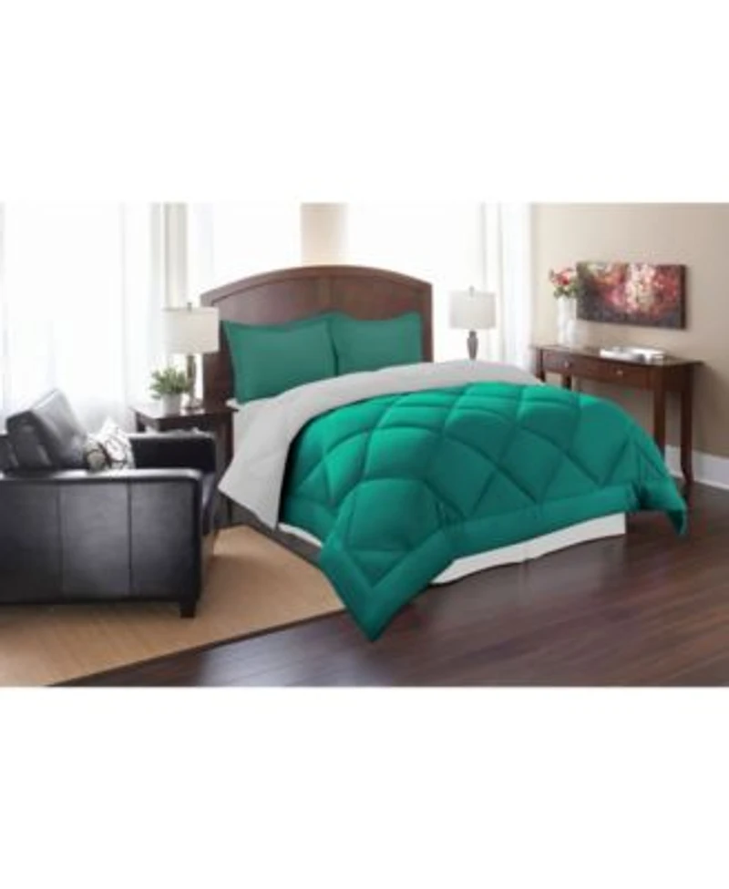 Elegant Comfort Reversible Down Alternative Comforter Sets