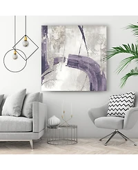 Giant Art 20" x 20" Ink I Lavender Version Museum Mounted Canvas Print