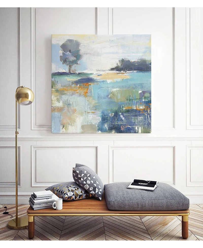 Giant Art 20" x 20" Rocky Fields Museum Mounted Canvas Print