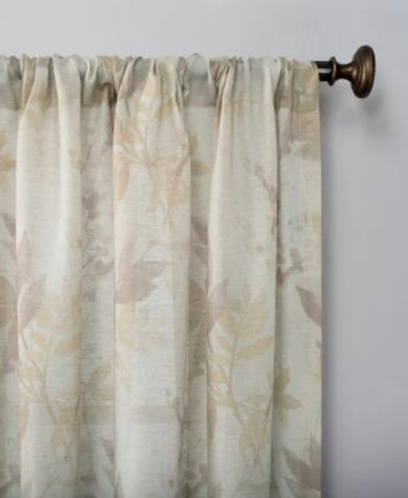 No. 918 Hilary Floral Semi Sheer Curtain Panel Collection