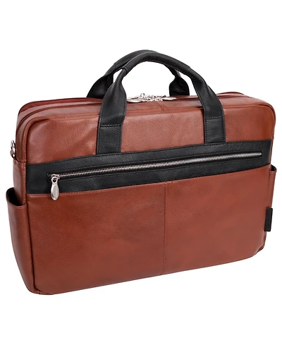 Mcklein Southport 17" Dual-Compartment Laptop Tablet Briefcase
