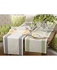 Saro Lifestyle Striped Design Runner