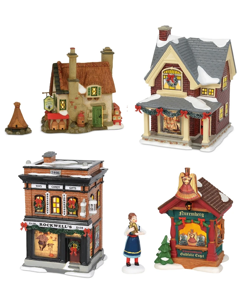 Department 56 Villages Friends Neighbor Set of 3