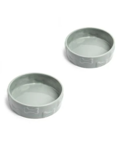 Park Life Designs Set of two Manor Collection ceramic pet bowls