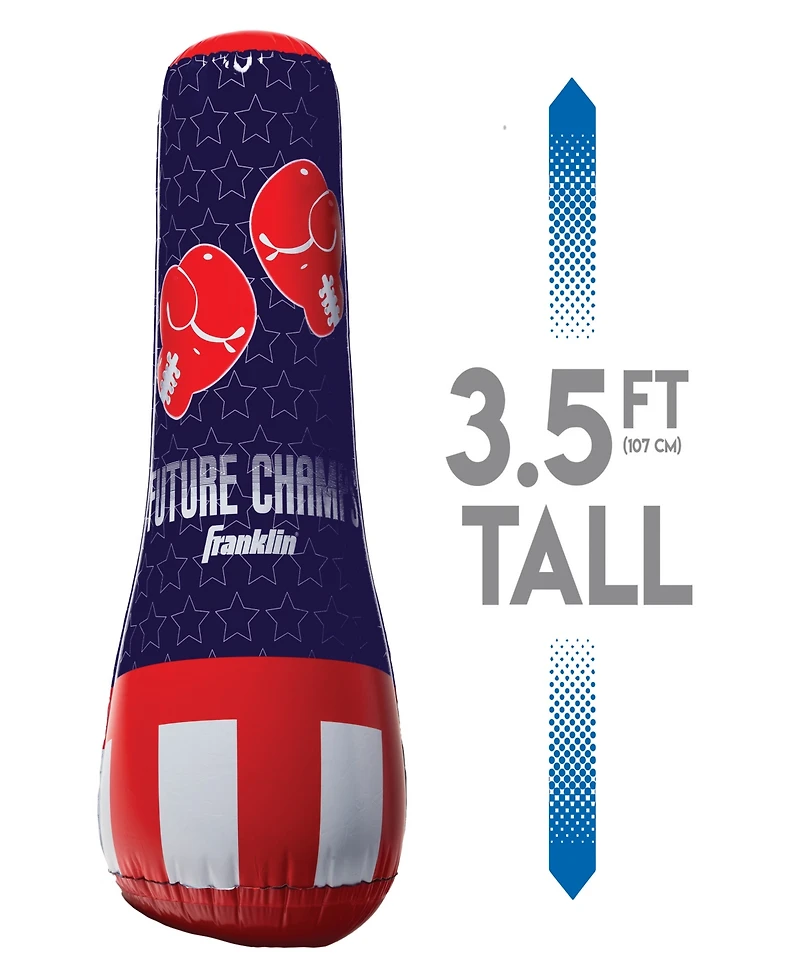 Franklin Sports Inflatable Punching Bag Glove Set - Future Champs
