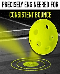 Franklin Sports X-26 Pickleballs - Indoor - 3 Pack - Usapa Approved