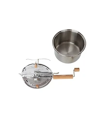 Wabash Valley Farms Stainless Steel Whirley-Pop Popcorn Popper