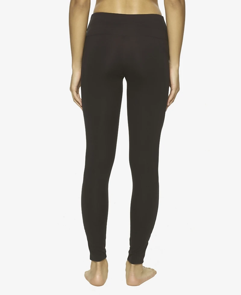 Felina Essentials Soft Suede Mid-Rise Legging