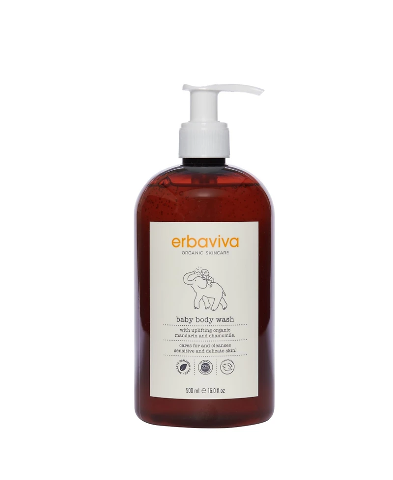 Erbaviva Baby Body Wash, 16 fl oz