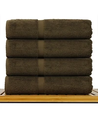 Bc Bare Cotton Luxury Hotel Spa Towel Turkish Cotton Bath Towels, Set of 4