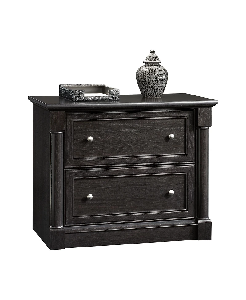 Sauder Palladia File Cabinet, Wind Oak finish