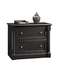 Sauder Palladia File Cabinet, Wind Oak finish