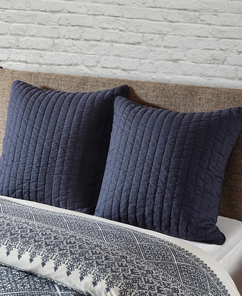 Ink+Ivy Camila Embroidered Cotton Sham, European