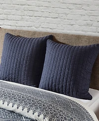 Ink+Ivy Camila Embroidered Cotton Sham, European