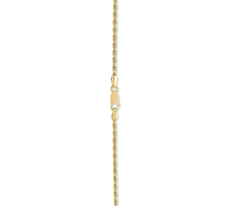 Rope 20" Chain Necklace in 18k Gold-Plated Sterling Silver