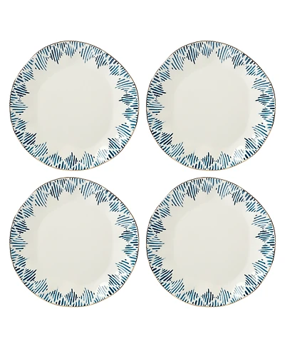 Lenox Blue Bay Dinner Plate Set/4 Ikat