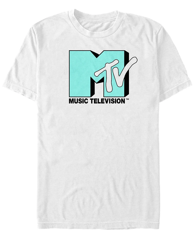 Fifth Sun Men's Mint Blue Green Logo Short Sleeve T- shirt