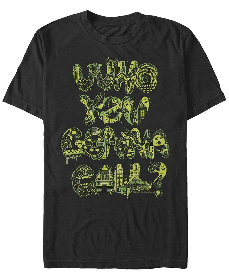 Fifth Sun Men's Who You Gonna Call Short Sleeve T- shirt