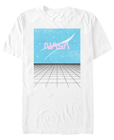 Fifth Sun Nasa Men's Space Grid Short Sleeve T- shirt