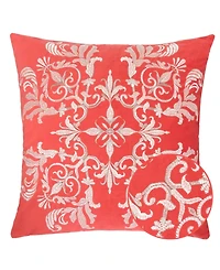 Homey Cozy Floral Elegant Decorative Pillow, 20" x