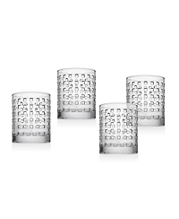 Godinger West Street Double Old-Fashioned Glasses, Set of 4