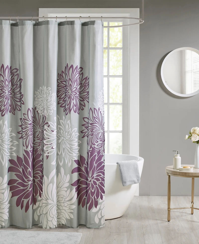 Madison Park Essentials Maible Floral Shower Curtain, 72" x 72"