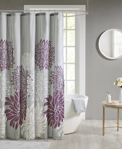 Madison Park Essentials Maible Floral Shower Curtain, 72" x 72"