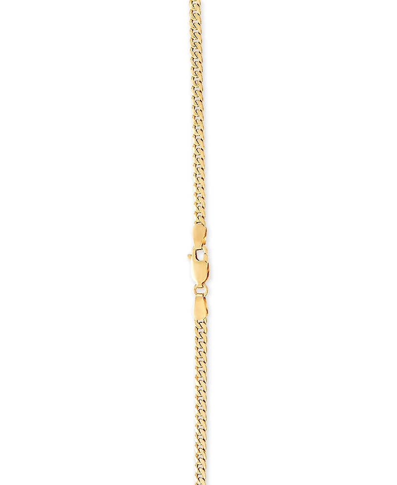 Lightweight Miami Cuban Link 22" Chain Necklace (3mm) in 14k Gold