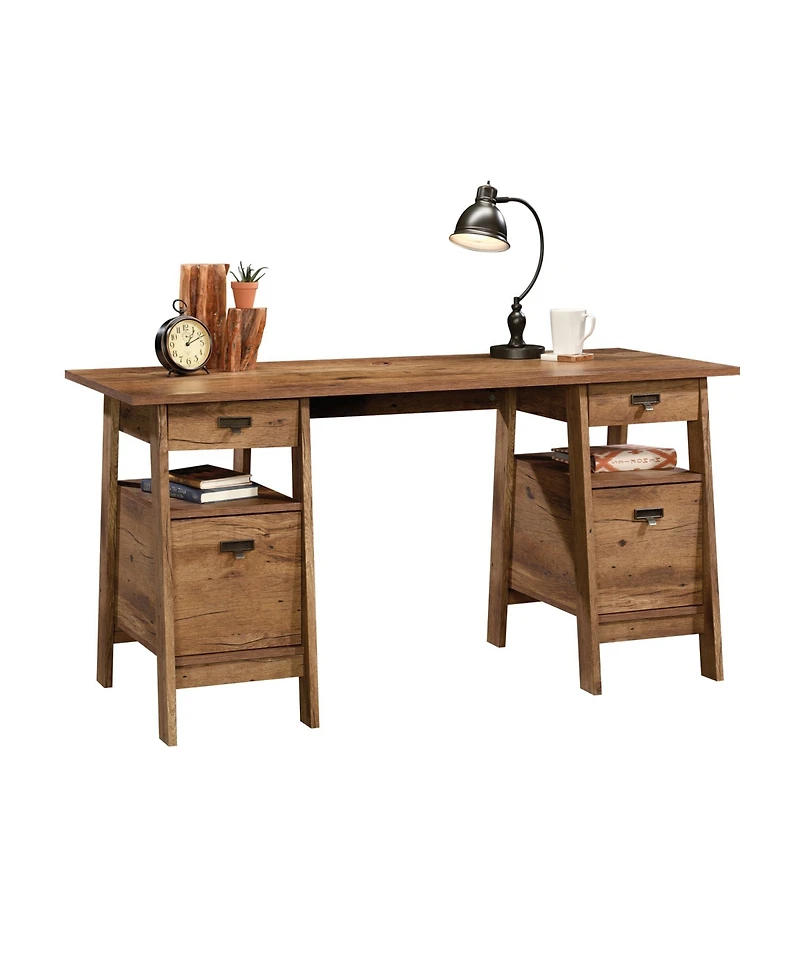 Sauder Trestle Executive Desk