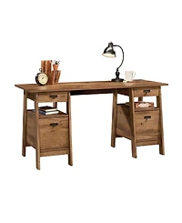 Sauder Trestle Executive Desk