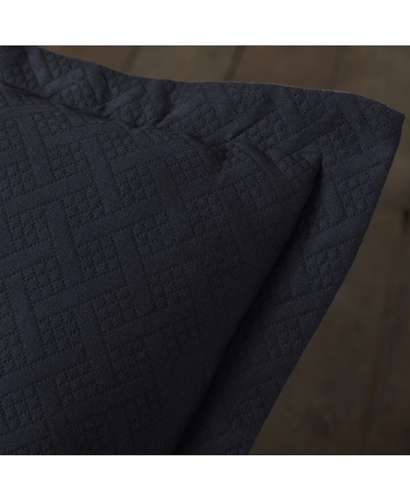 Closeout! Superior 100% Cotton Basketweave Matelasse All-Season 3-piece Coverlet Set