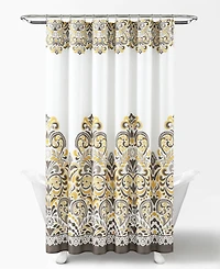 Lush Decor Clara Bohemian Shower Curtain, 72" x