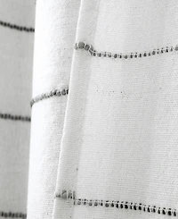 Lush Decor Ombre Stripe Yarn Dyed Cotton Shower Curtain, 72" x