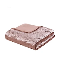 Intelligent Design Felicia Velvet 4-Piece Duvet Cover Set, Full/Queen