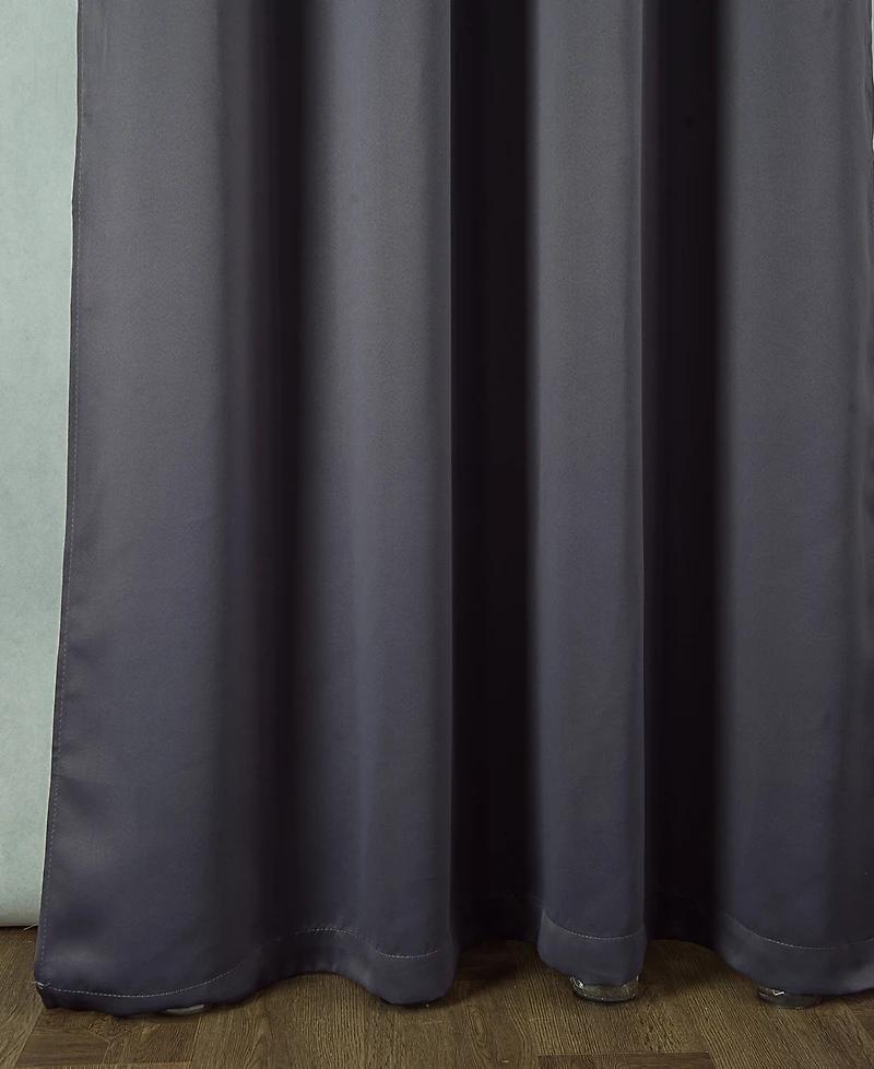Rt Designers Collection Polyester Twilight Blackout Rod Pocket Curtain Panel