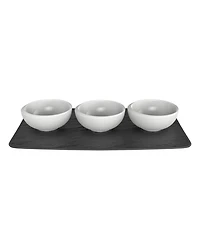 Villeroy & Boch New Moon Dip Bowl & Tray Set