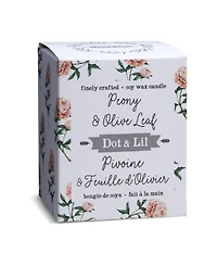 Dot & Lil Peony Olive Soy Candle