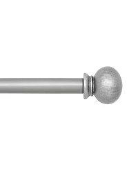 Farmhouse Adjustable 86"-120" Curtain Rod with Ball Finials