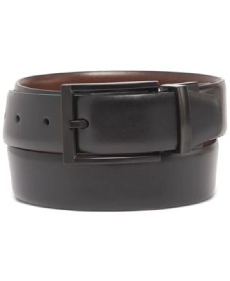 Alfani Mens Leather Dress Belt Collection Created For Macys