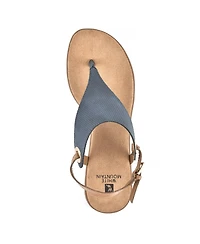 White Mountain Women's London Thong Flat Sandals