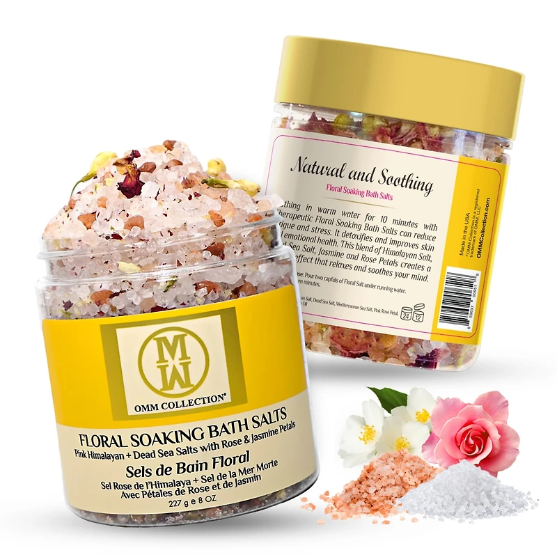Omm Collection Floral Soaking Bath Salts