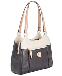 Giani Bernini Colorblock Pebbled 4-Poster Tote, Exclusively at Macy's