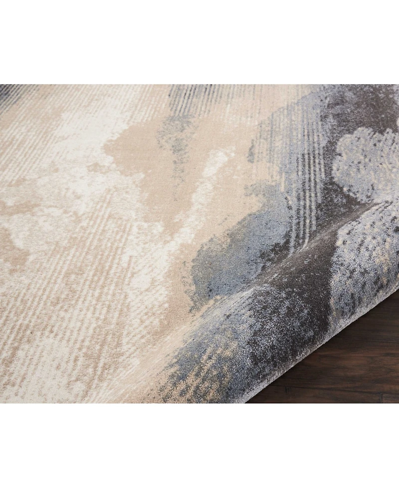 Long Street Looms Samuel SAM06 Driftwood 7'10" Round Area Rug