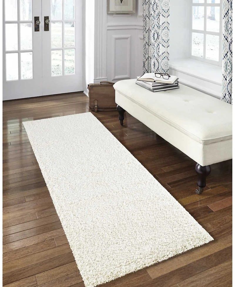 Long Street Looms Cali Shag CAL01 2'2" x 7'6" Runner Rug