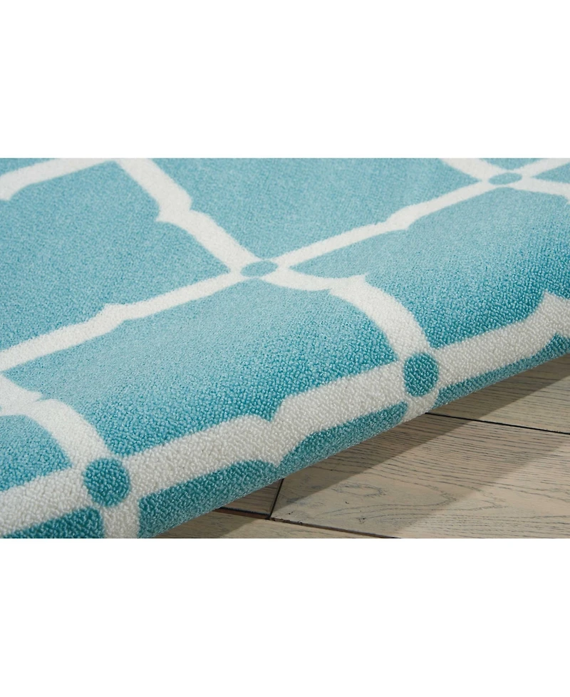Long Street Looms Backyard BAC091 7'9" x 10'10" Outdoor Area Rug