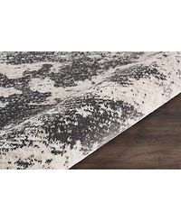Long Street Looms Samuel SAM07 Ivory 3'10" Round Area Rug