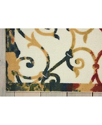 Long Street Looms Backyard BAC093 Multi 7'9" x 10'10" Outdoor Area Rug