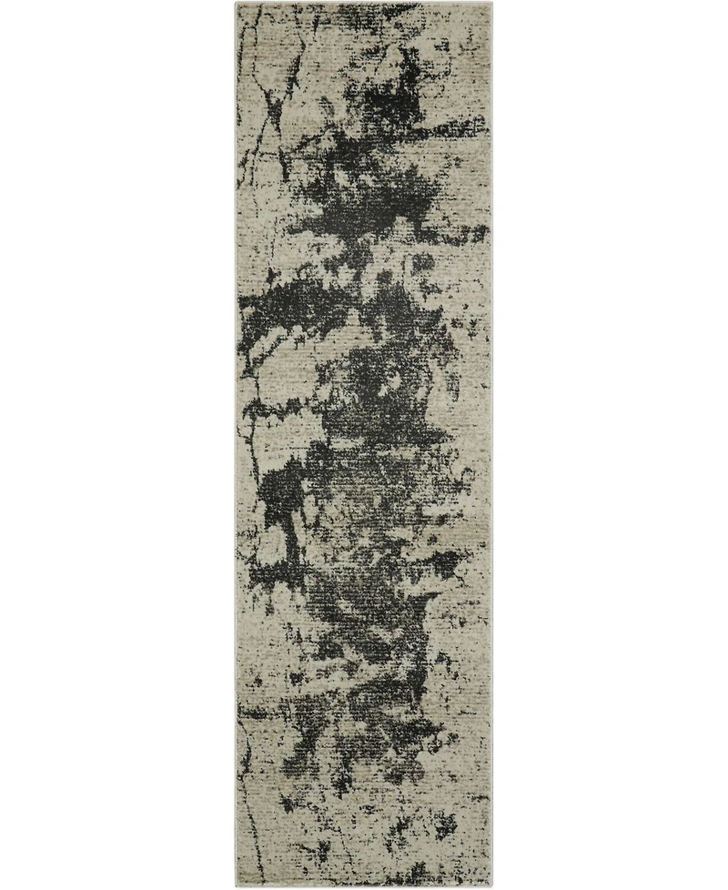 Long Street Looms Samuel SAM07 Ivory 2'2" x 7'6" Runner Rug